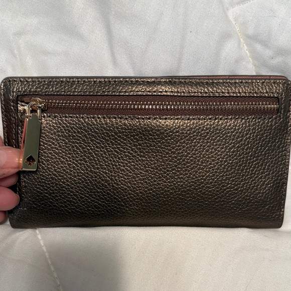 Kate Spade Metallic Leather Wallet - Picture 3 of 7